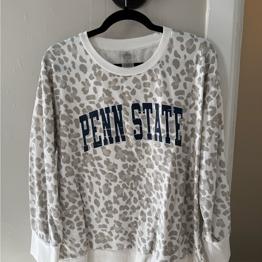 Penn State Leopard Print Sweatshirt